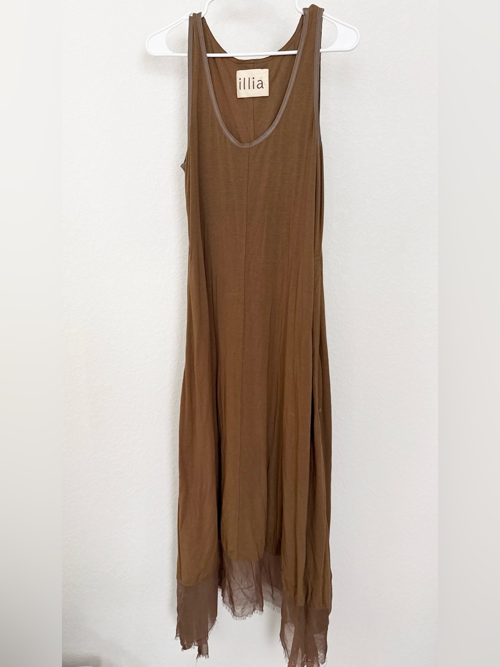 Gillia Brown Sleeveless Maxi Dress
